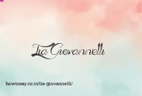 Tia Giovannelli