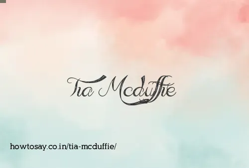 Tia Mcduffie