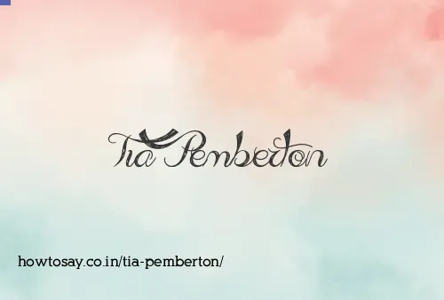 Tia Pemberton