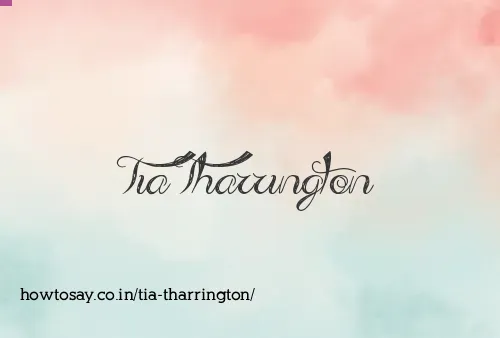 Tia Tharrington