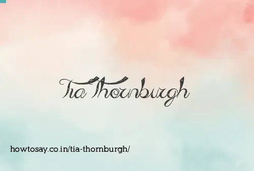 Tia Thornburgh