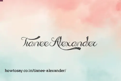 Tianee Alexander