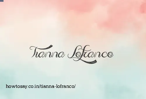 Tianna Lofranco
