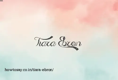 Tiara Ebron