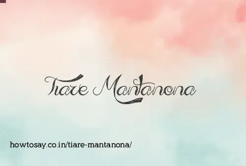 Tiare Mantanona