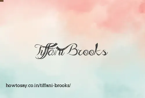 Tiffani Brooks