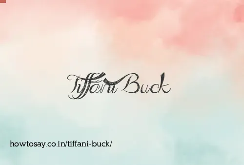Tiffani Buck