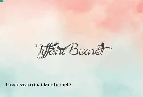 Tiffani Burnett