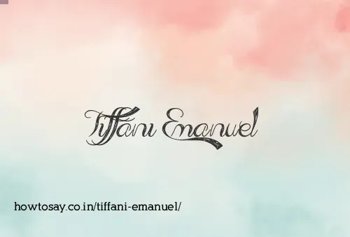Tiffani Emanuel