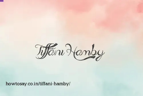 Tiffani Hamby