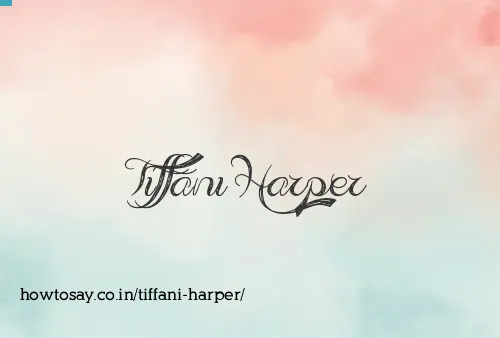 Tiffani Harper