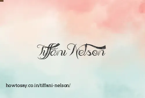 Tiffani Nelson