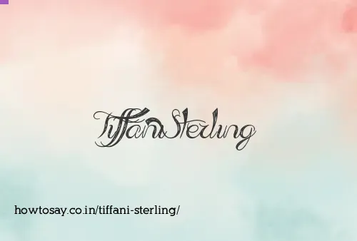 Tiffani Sterling