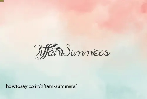 Tiffani Summers