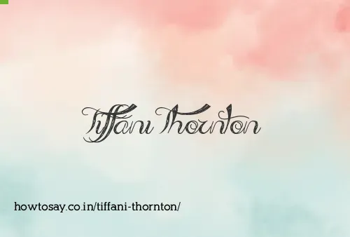 Tiffani Thornton
