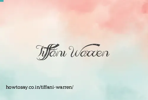 Tiffani Warren