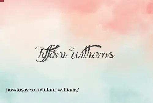 Tiffani Williams