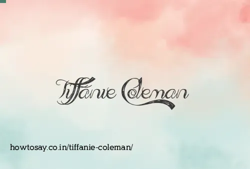 Tiffanie Coleman
