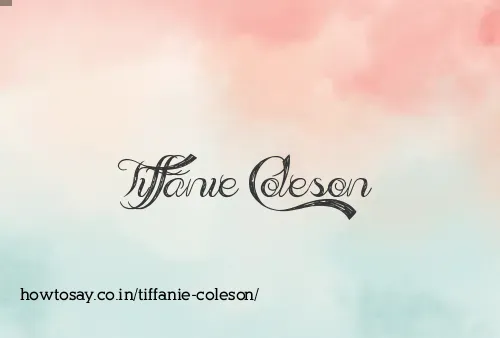 Tiffanie Coleson