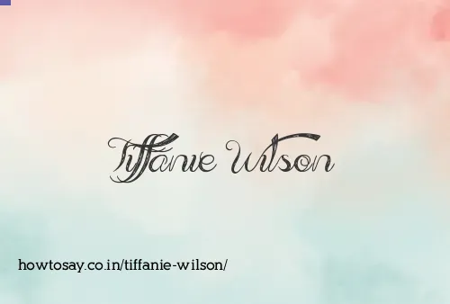 Tiffanie Wilson