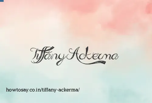 Tiffany Ackerma