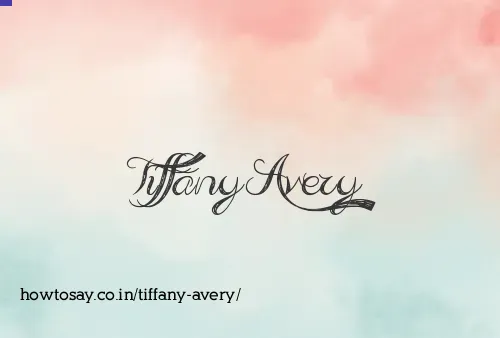 Tiffany Avery