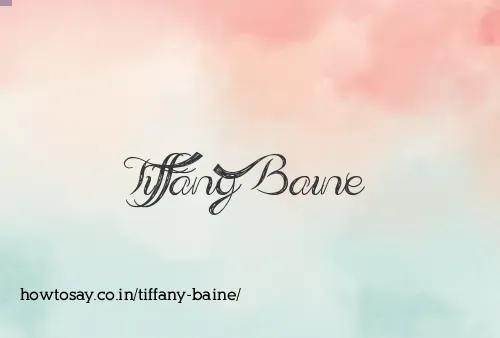 Tiffany Baine