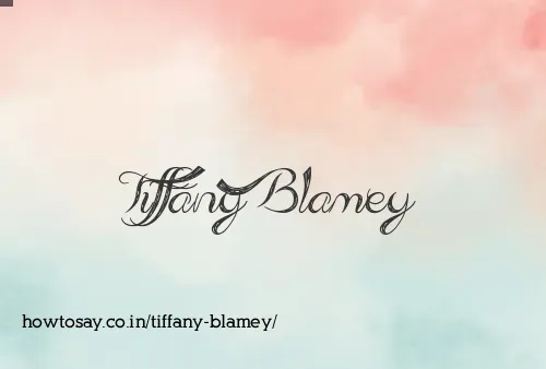 Tiffany Blamey