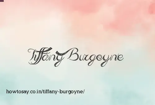 Tiffany Burgoyne