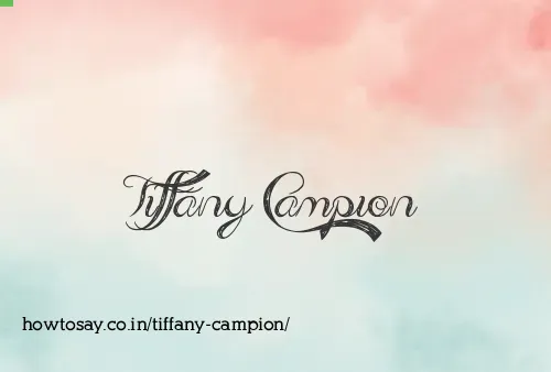 Tiffany Campion