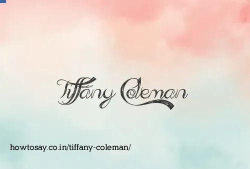 Tiffany Coleman