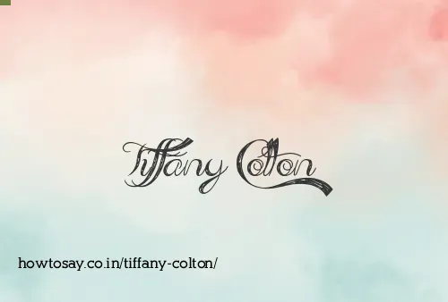 Tiffany Colton