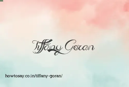 Tiffany Goran