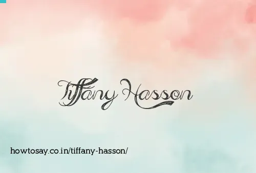 Tiffany Hasson