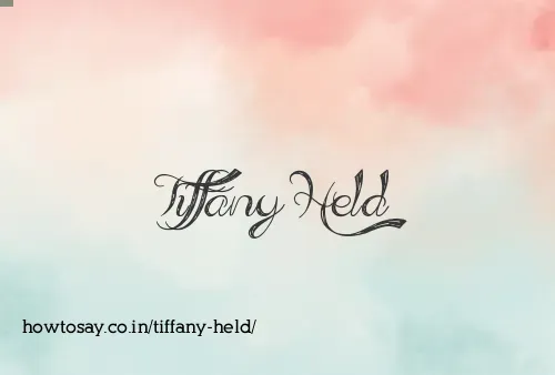 Tiffany Held