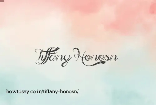 Tiffany Honosn