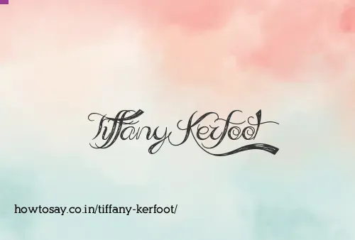 Tiffany Kerfoot