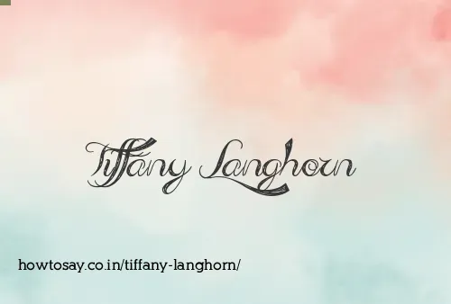 Tiffany Langhorn