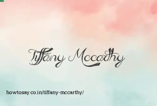 Tiffany Mccarthy