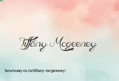 Tiffany Mcgeeney