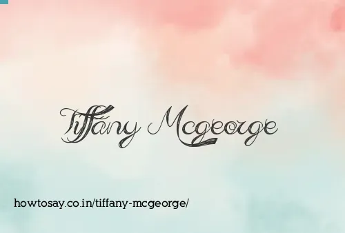 Tiffany Mcgeorge