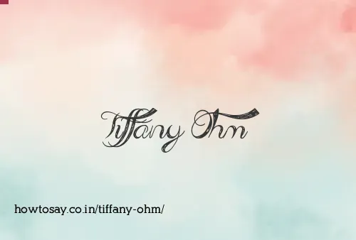 Tiffany Ohm