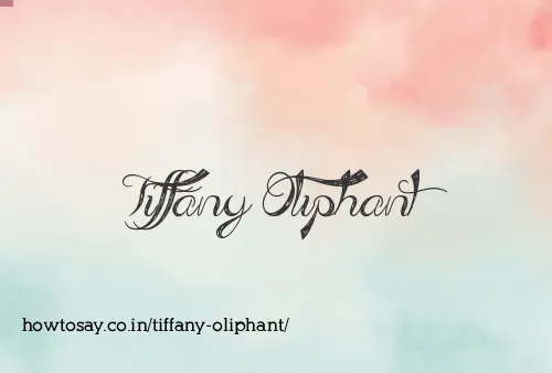 Tiffany Oliphant