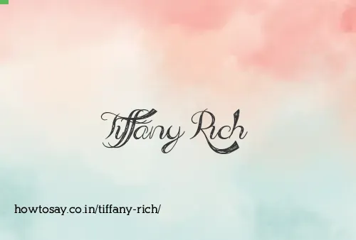 Tiffany Rich