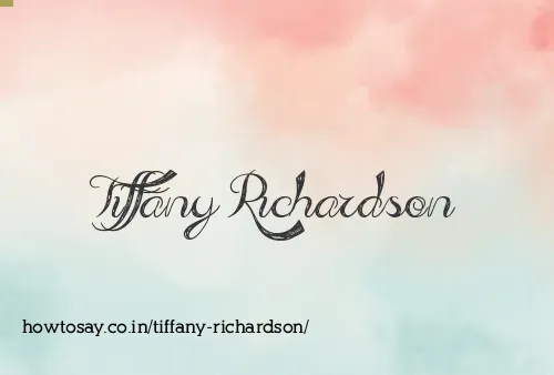 Tiffany Richardson