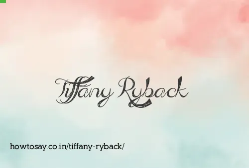 Tiffany Ryback