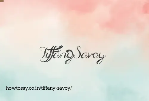 Tiffany Savoy