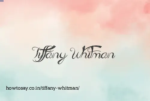 Tiffany Whitman