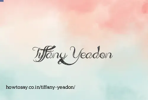 Tiffany Yeadon