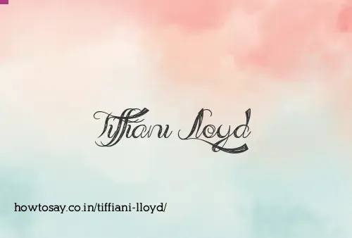 Tiffiani Lloyd